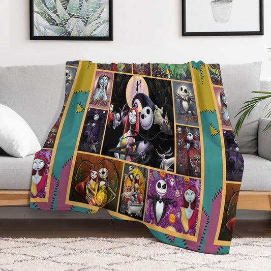 Nightmare Before Christmas Throw Blanket