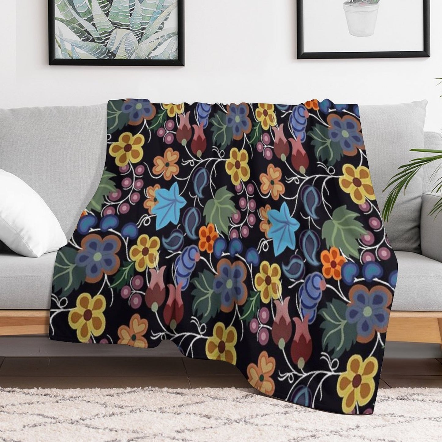 Zaagi’idiwin Throw Blanket