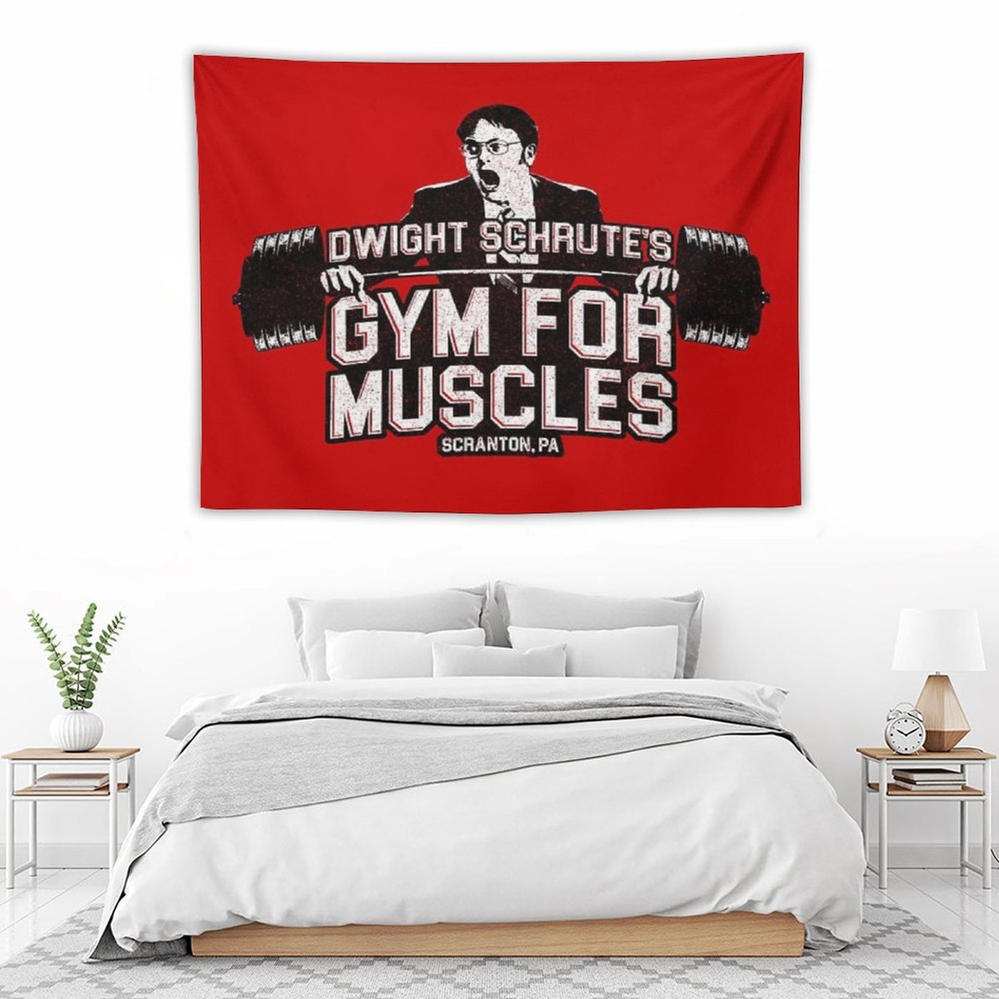 Dwight Schrute's Gym For Muscles Tapestry