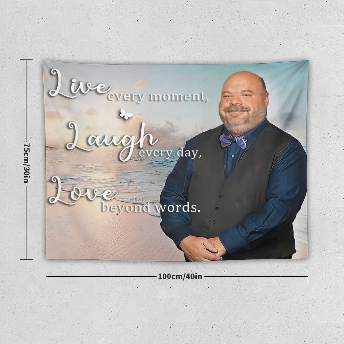 Bertram Live, Laugh, Love Tapestry