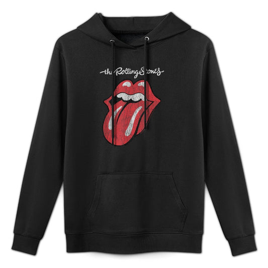 Rolling Stones Official Script Tongue Customizable Surface Hoodie
