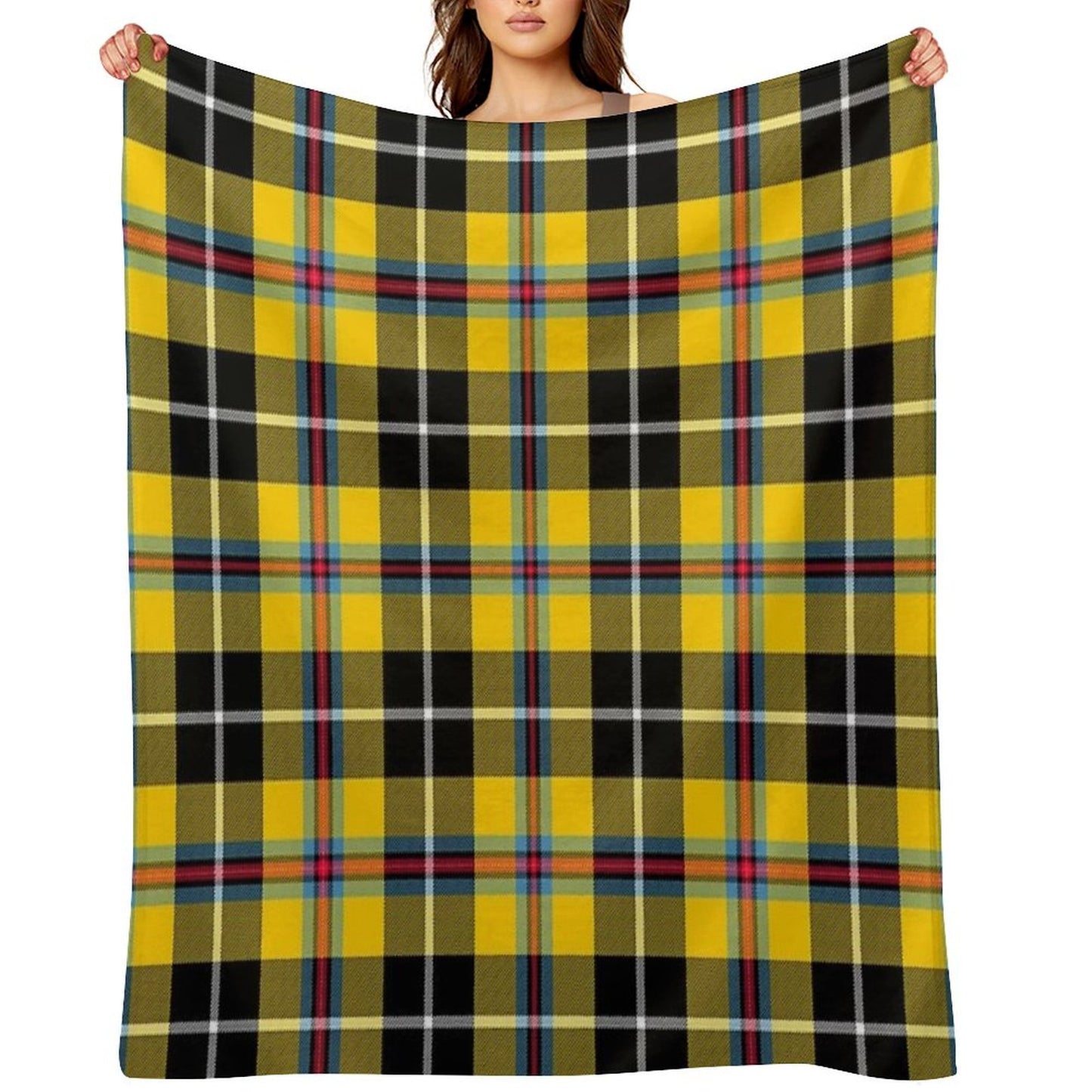 Cornish Tartan Throw Blanket