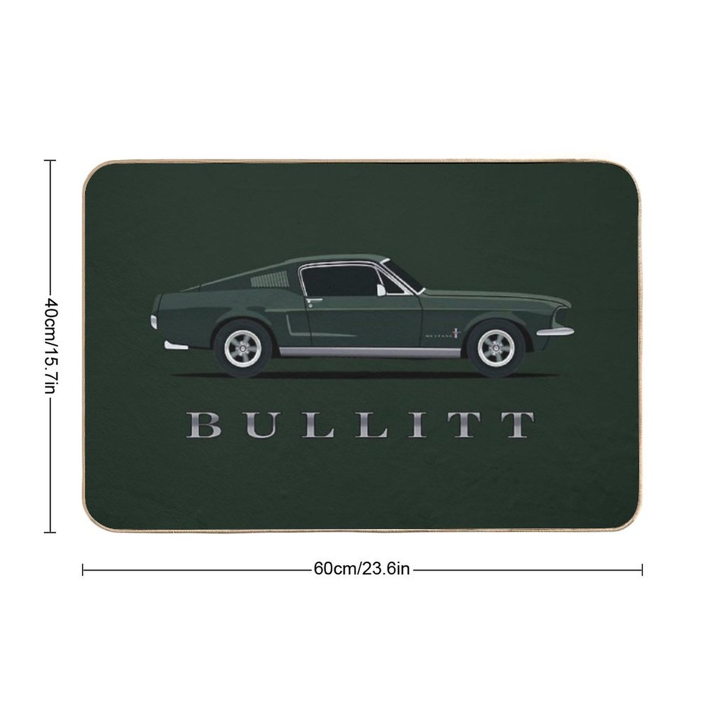 Mustang Bullitt Bath Mat
