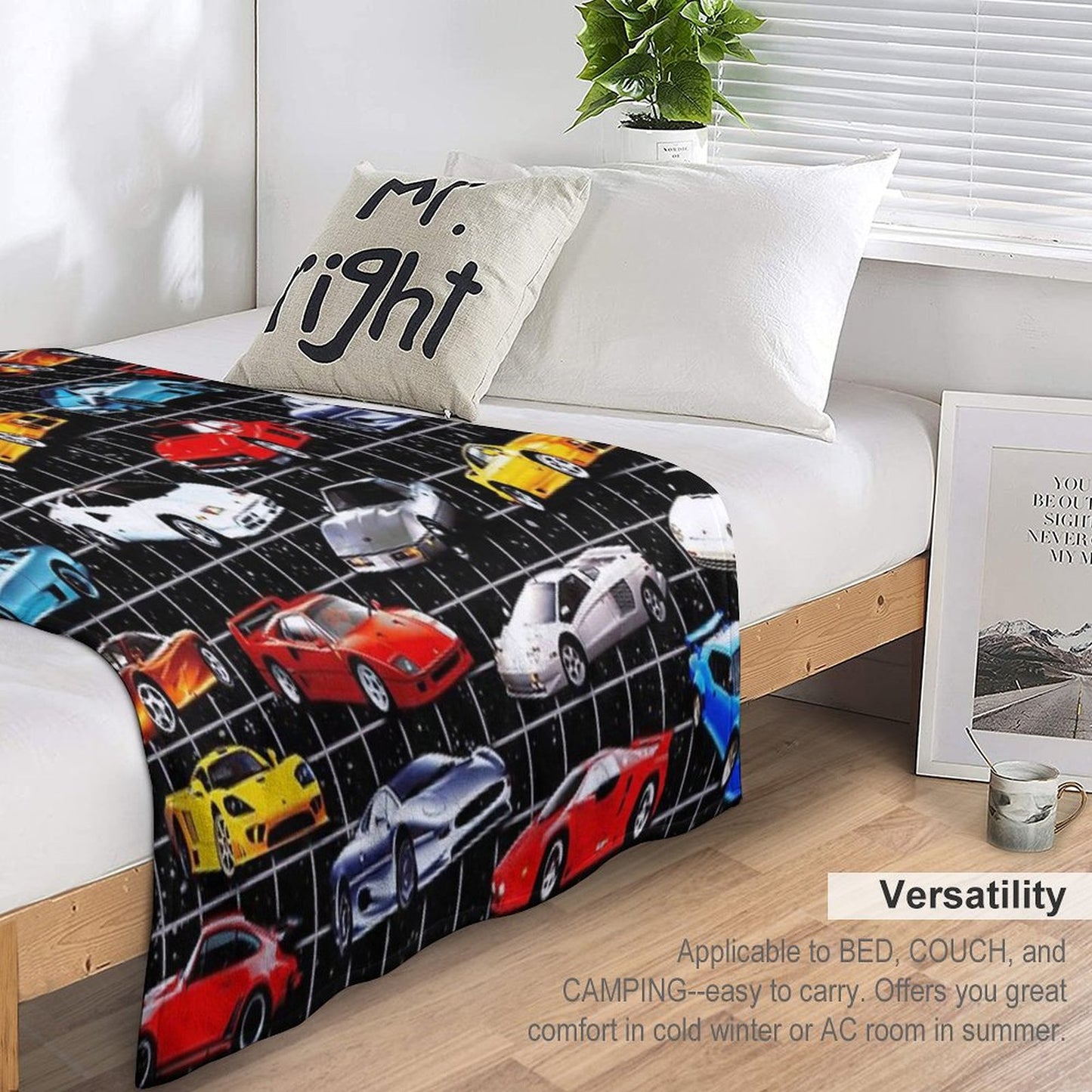 Dream Cars Throw Blanket