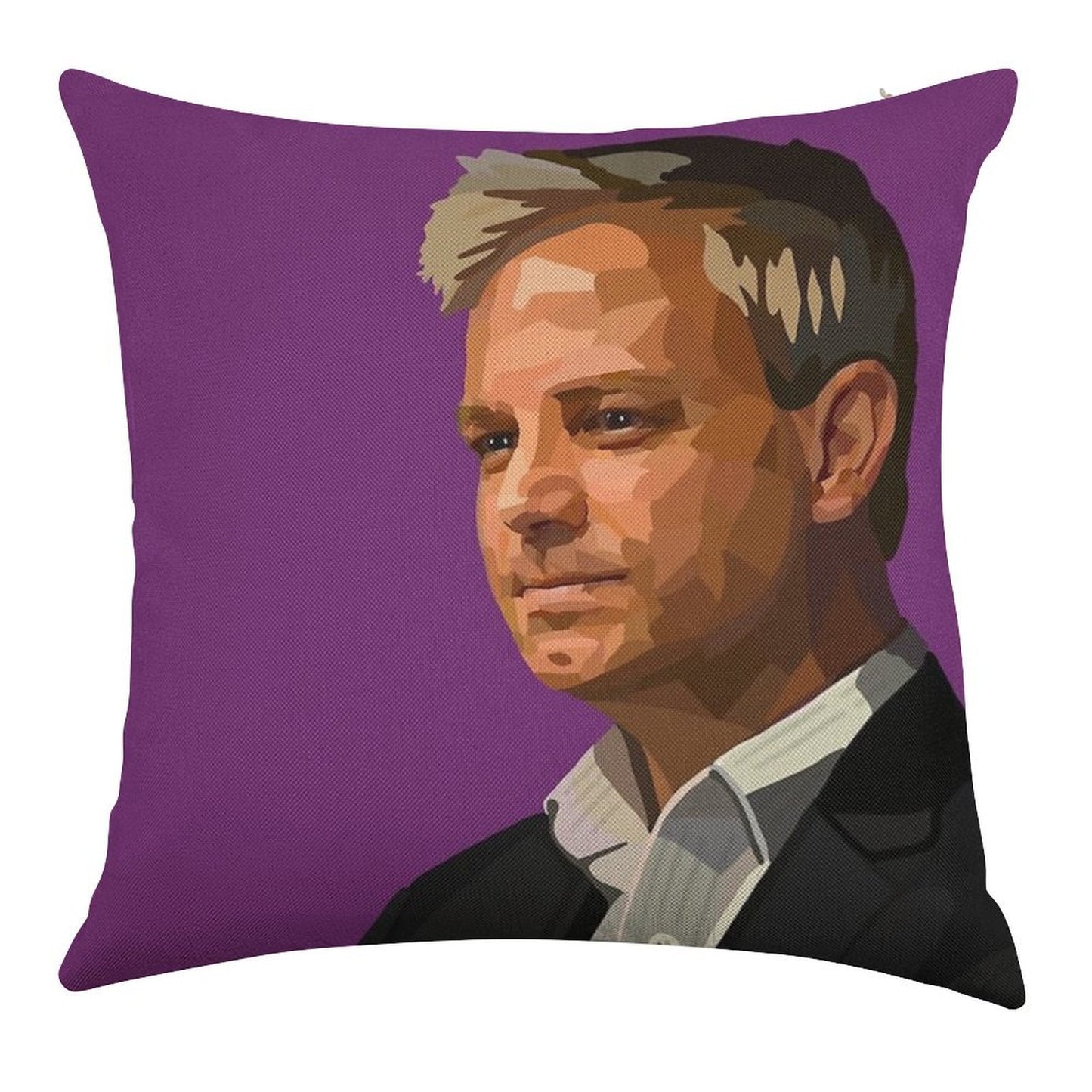 Prof. Brett Sutton Linen Throw Pillow Cover