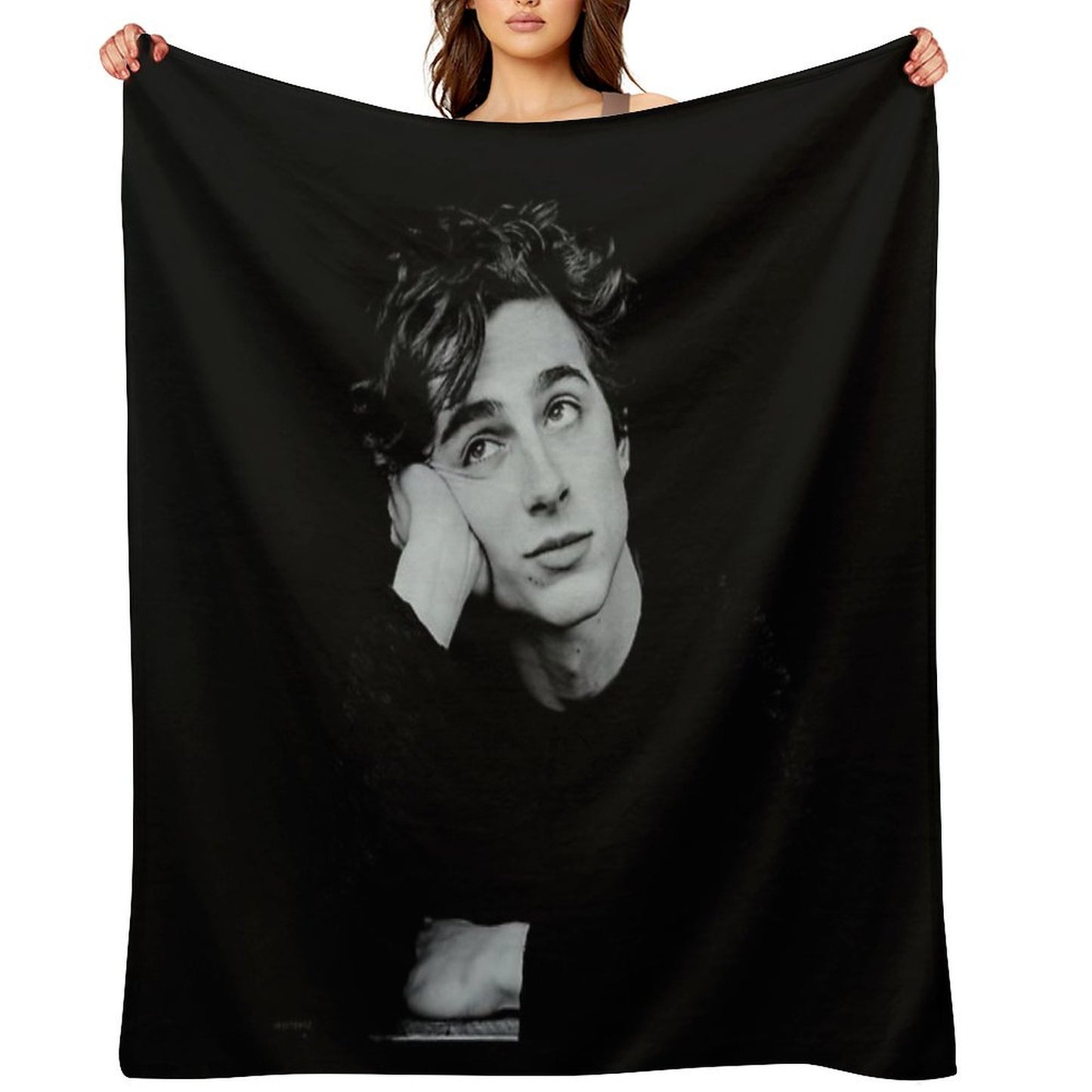 Timothee Chalamet Design Throw Blanket