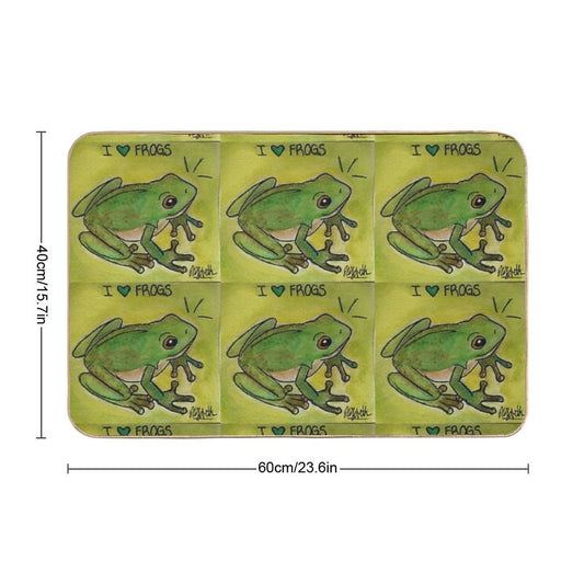 Frog Sticker Slip-Resistant Bath Mat