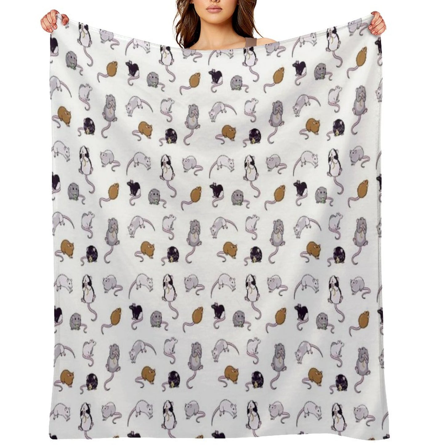 Rats, Rats, Rats Throw Blanket