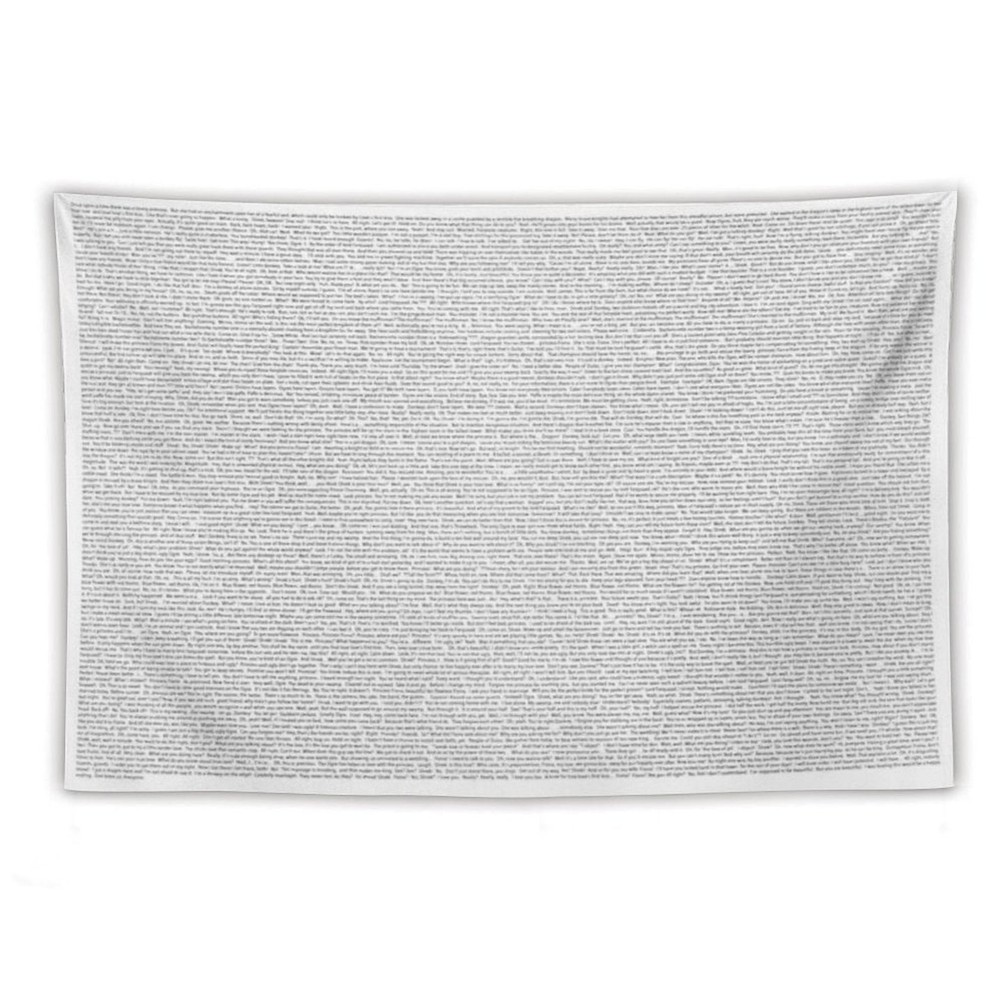 Entire Shrek Script Tapestry