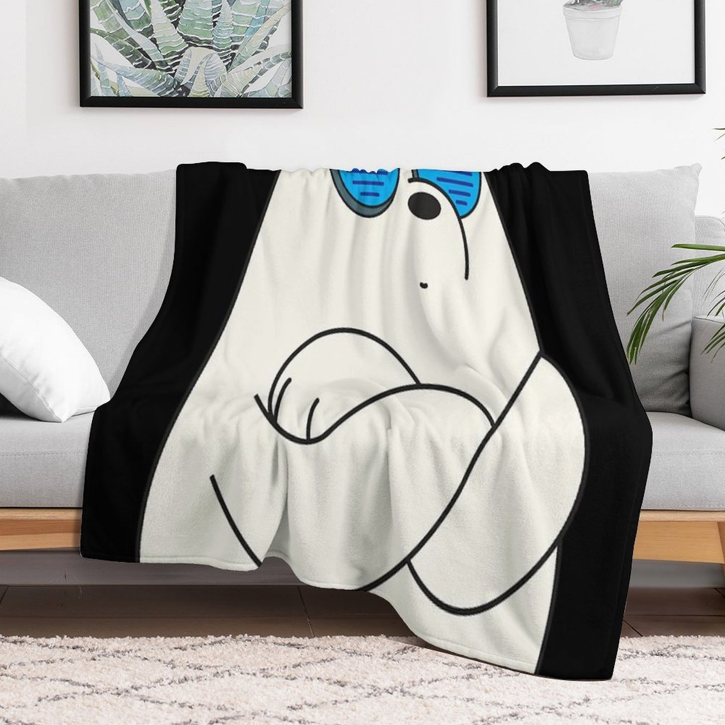 Ice Bear Throw Blanket