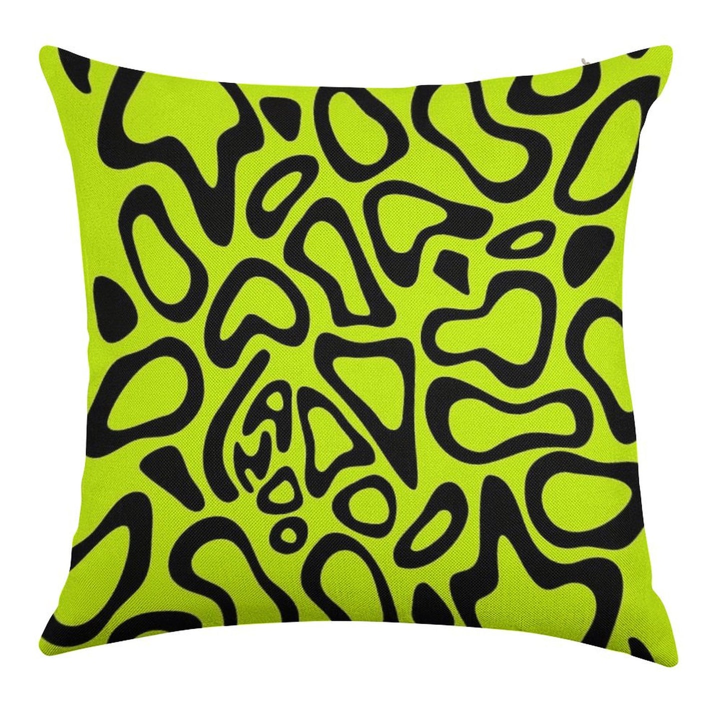 Lando Norris 2024 Helmet Pattern Black Linen Throw Pillow Cover