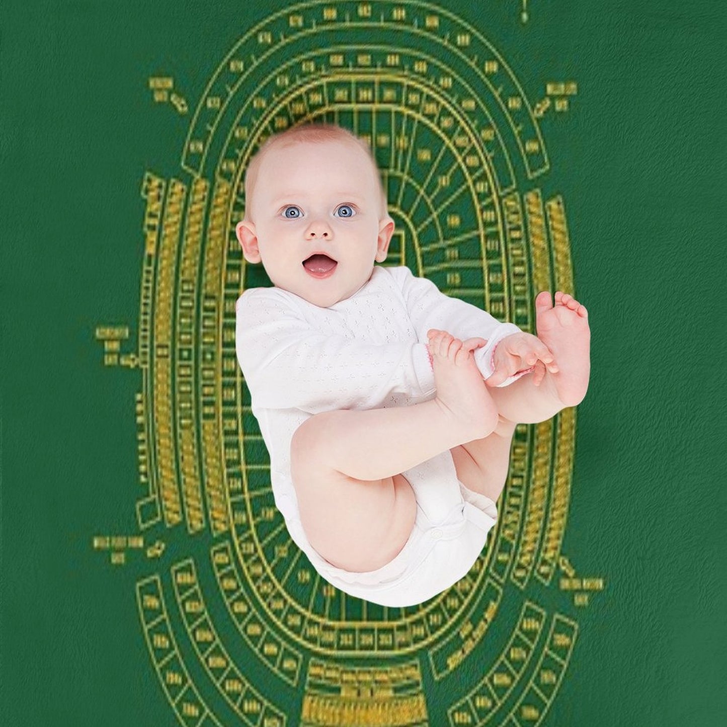 Green Bay Packers Lambeau Field Stadium Poster Print Throw Blanket