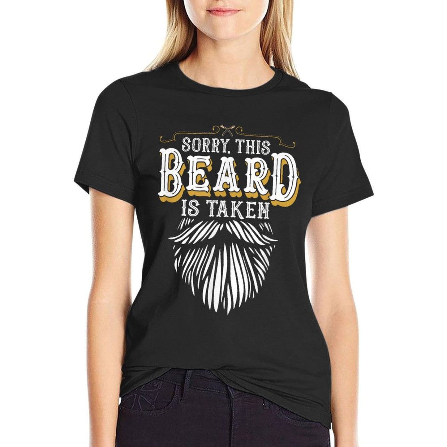 Sorry This Beard Is Taken Country Retro Valentines Day Gift T-Shirt