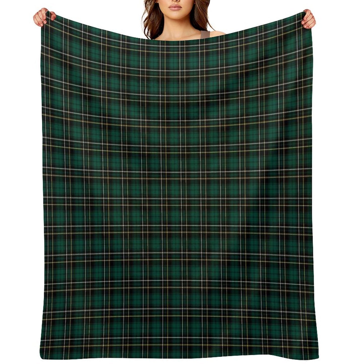 Clan MacAlpine Tartan Throw Blanket