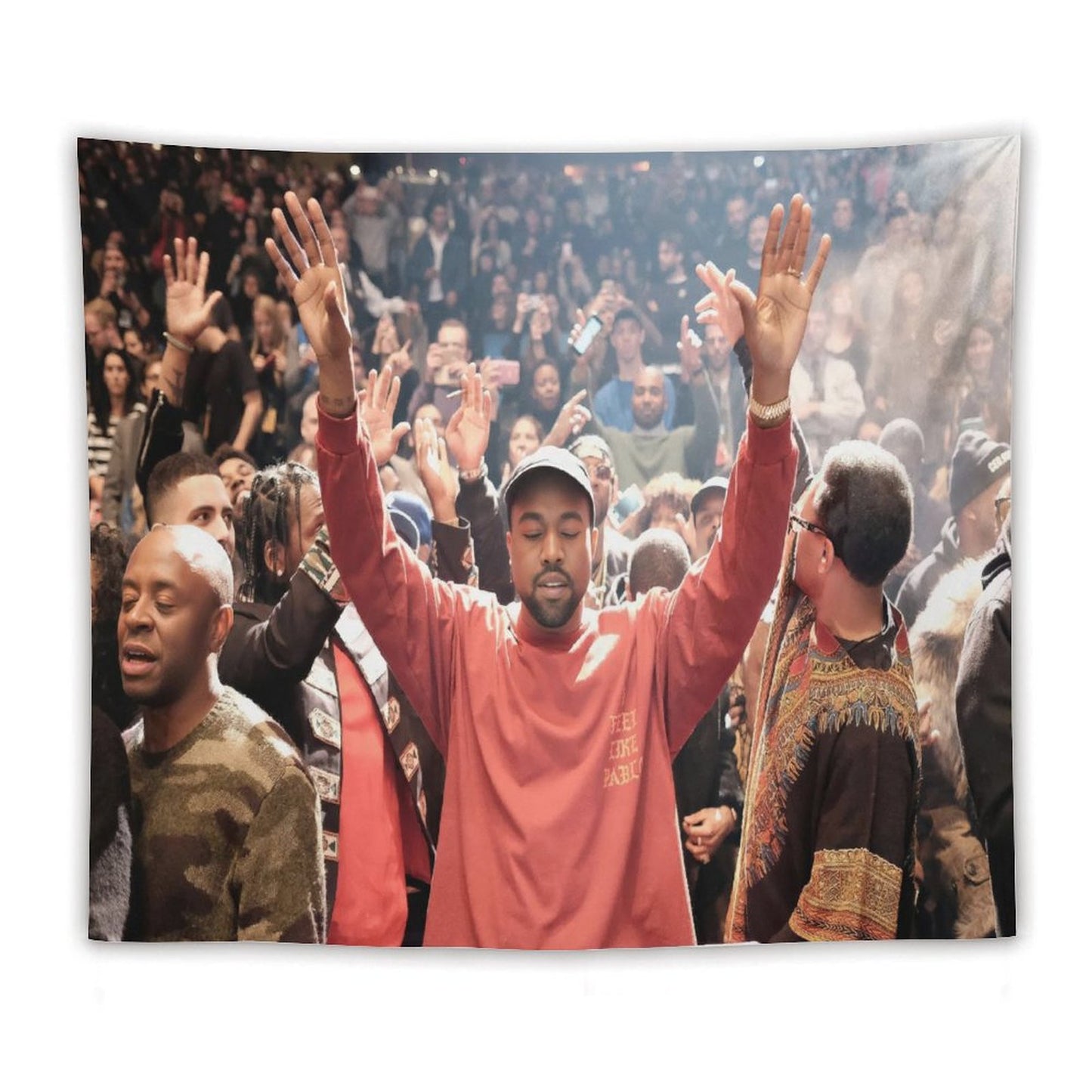 Kanye West Square Garden Tapestry