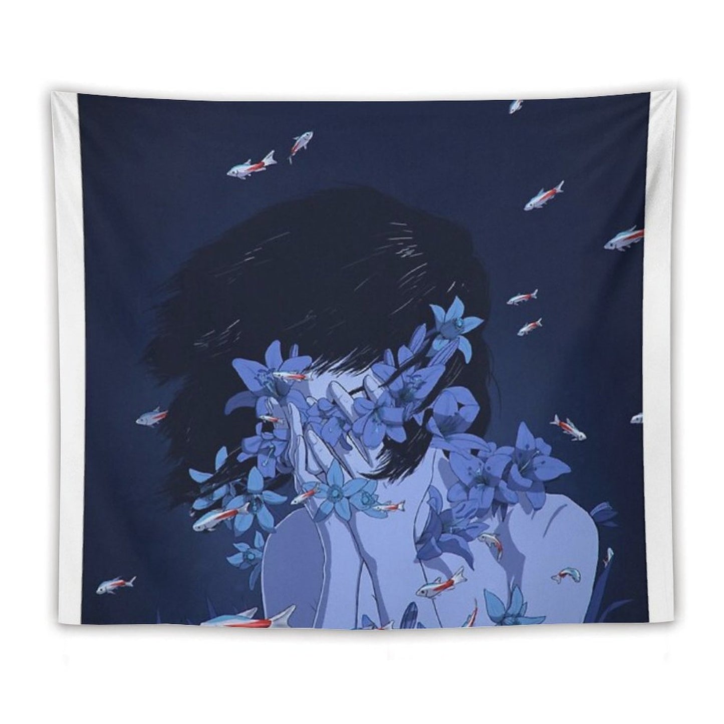 Perfect Blue Tapestry