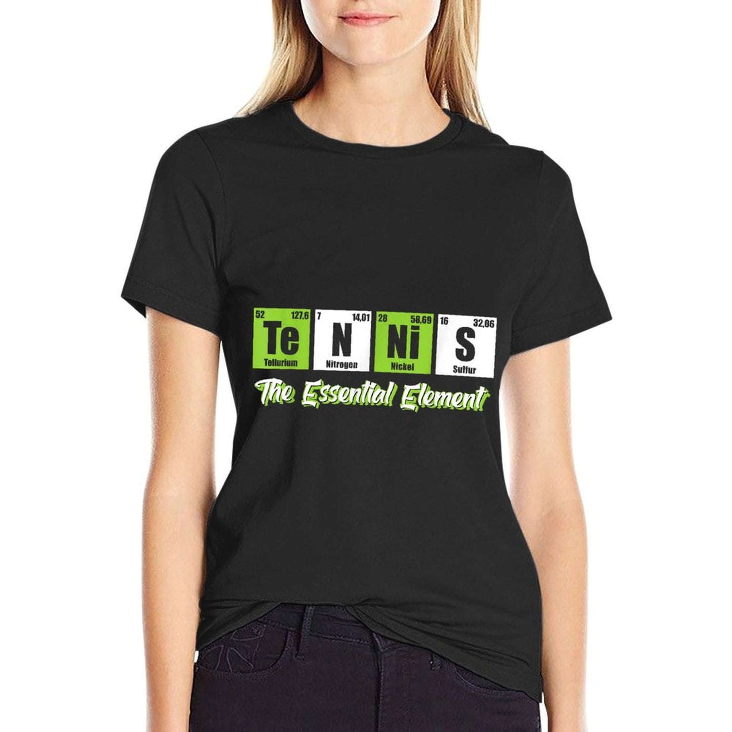 Tennis - The Essential Element Funny Love Tennis T-Shirt