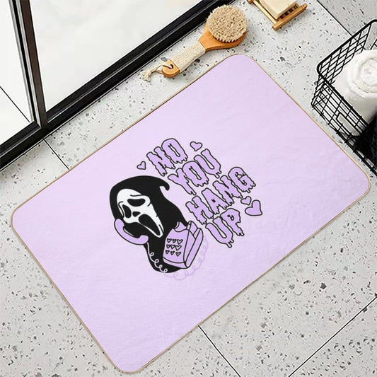 Ghostface No You Hang Up Valentines Halloween Bath Mat