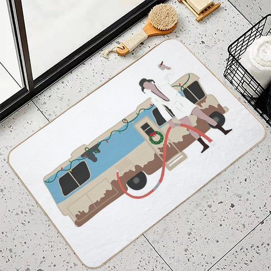 Cousin Eddie Merry Christmas Shitters Full Bath Mat