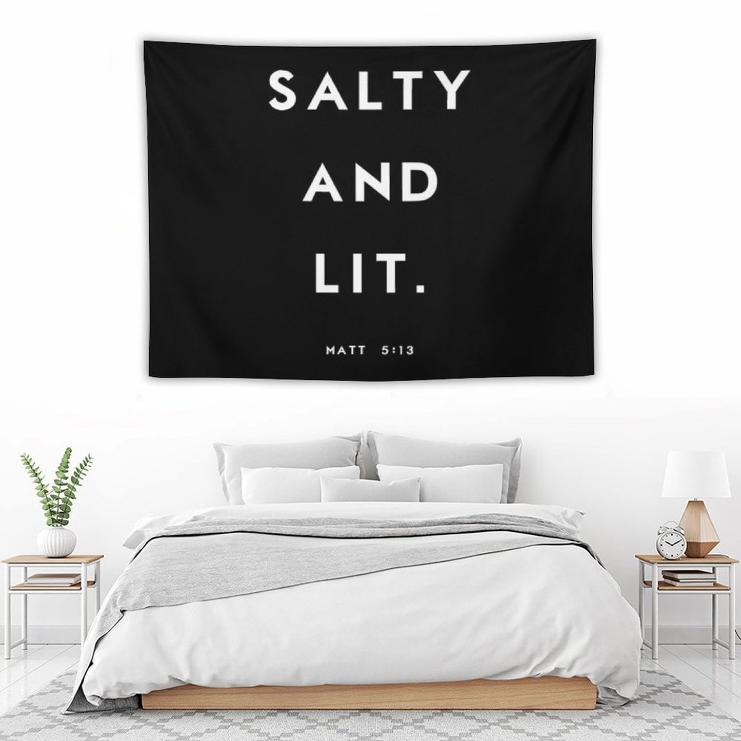 Salty And Lit Tapestry