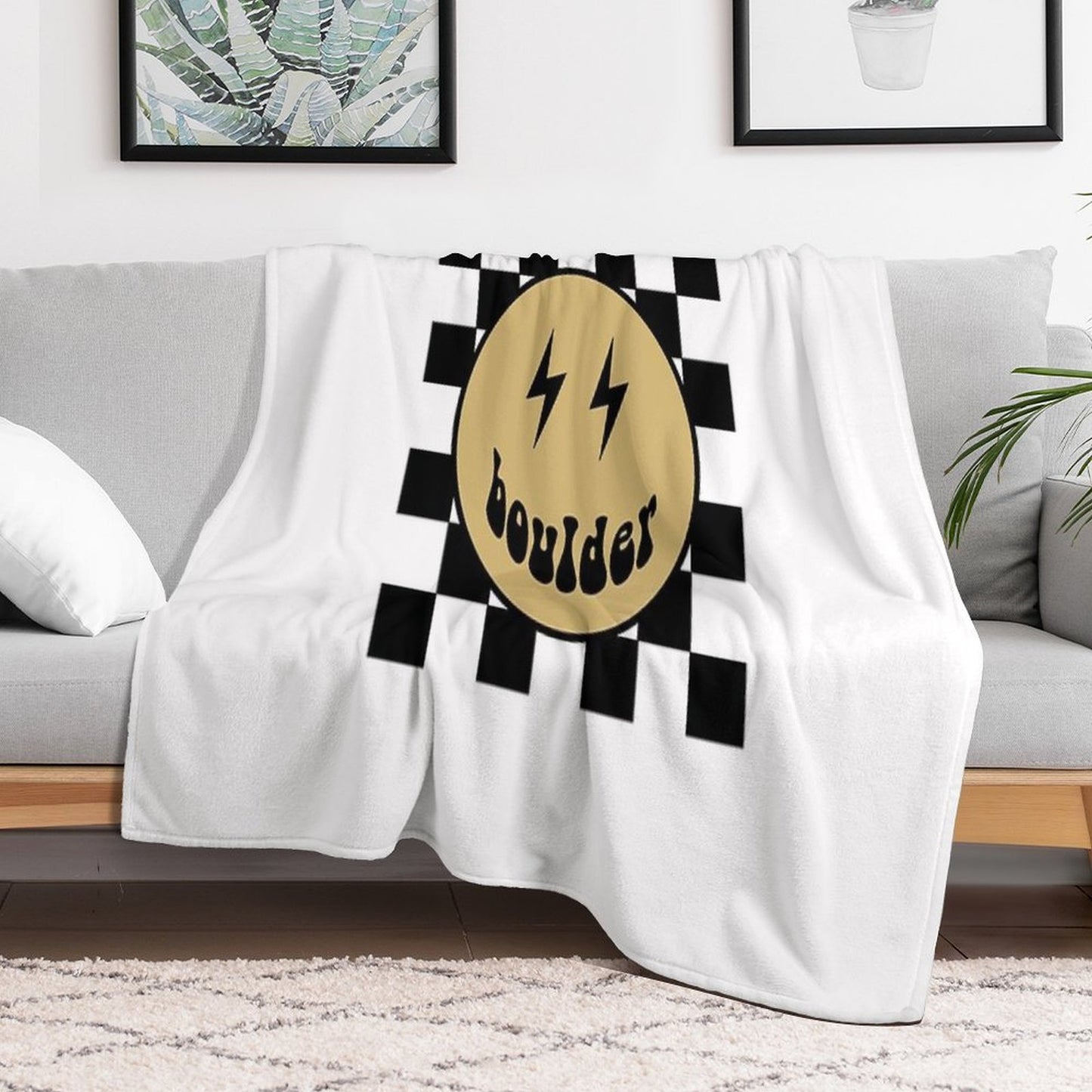 Boulder Throw Blanket