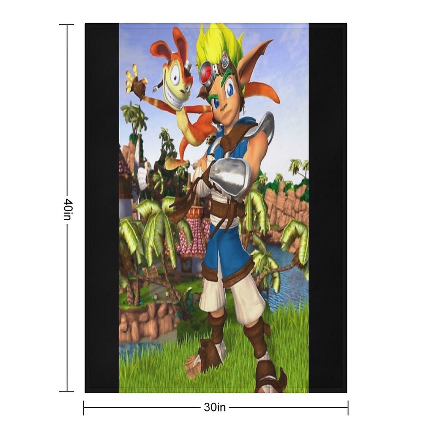 Jak And Daxter The Precursor Legacy 2 Throw Blanket