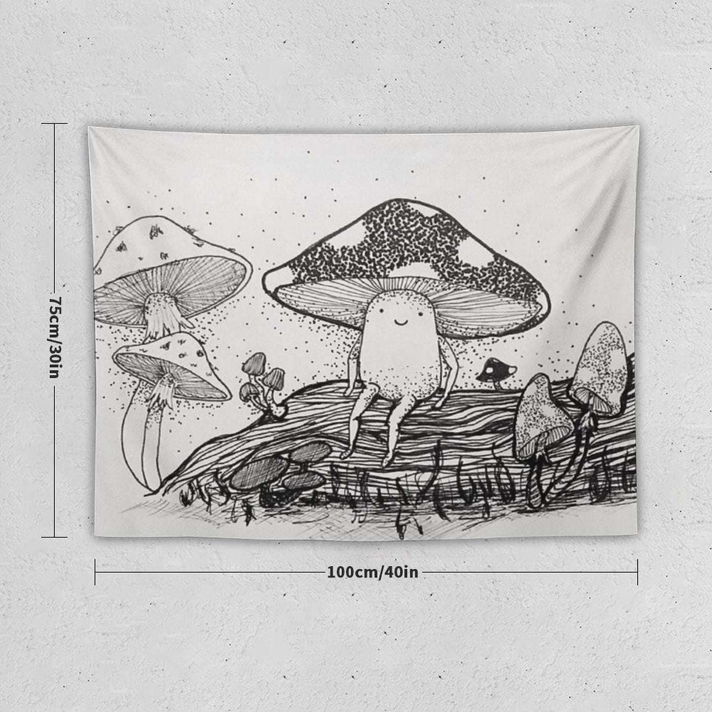 Little Mushroom Tapestry