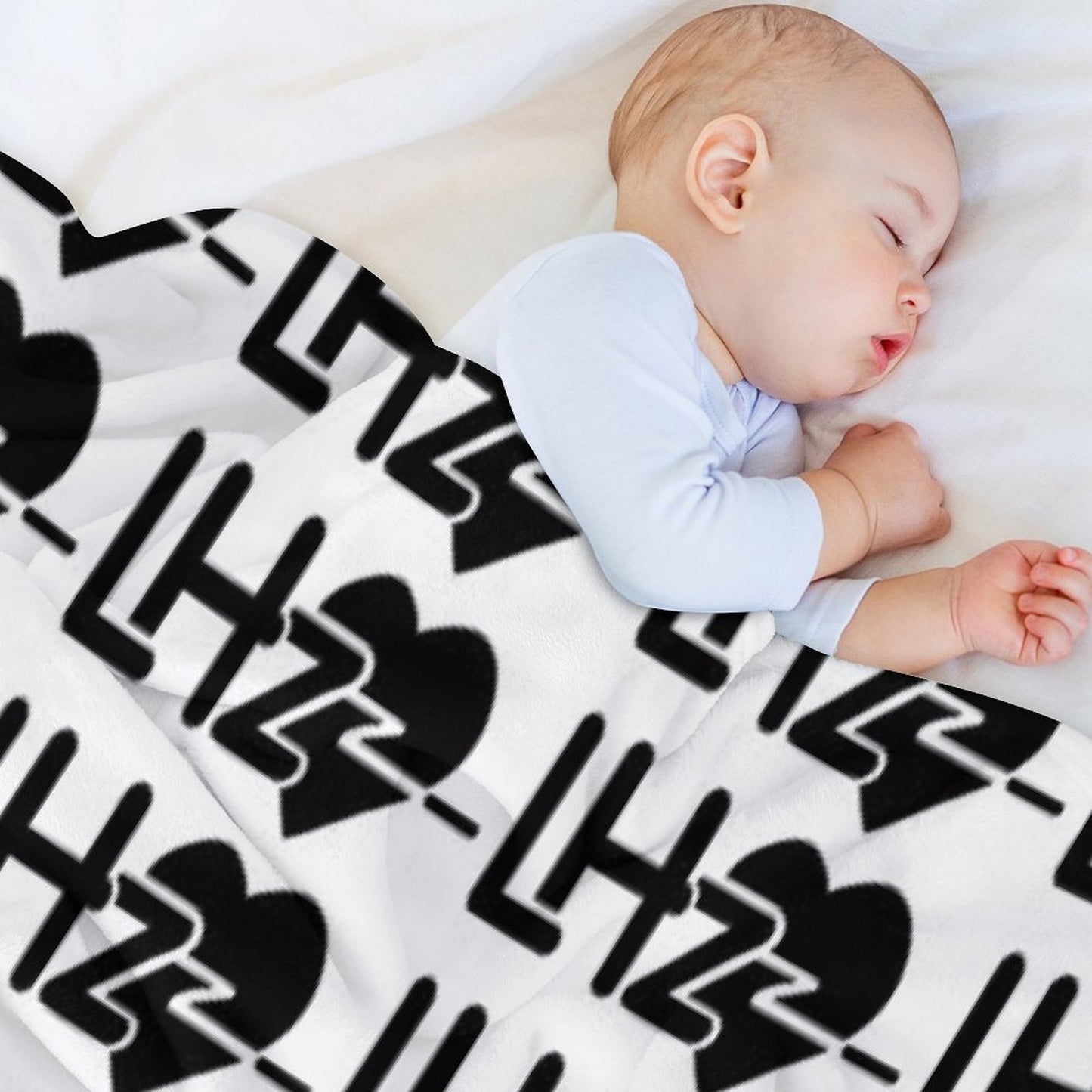 LHZ (Black) Throw Blanket
