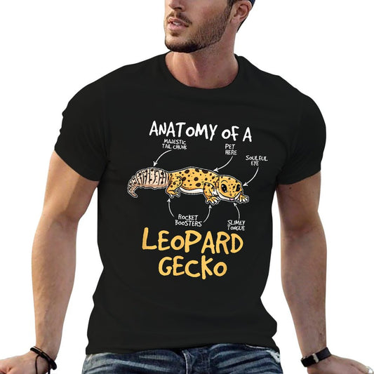 Kids Leopard Gecko Gift Anatomy Of A Leopard Gecko T-Shirt