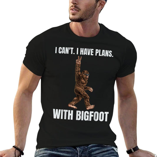 I Cant I Have Plans With Bigfoot Funny Sasquatch Big Foot  Odor-resistant T-Shirt