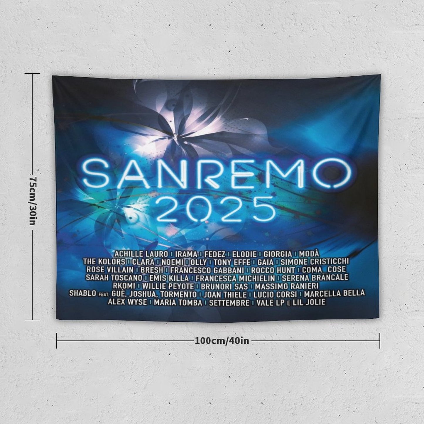 SANREMO 2025 Tapestry