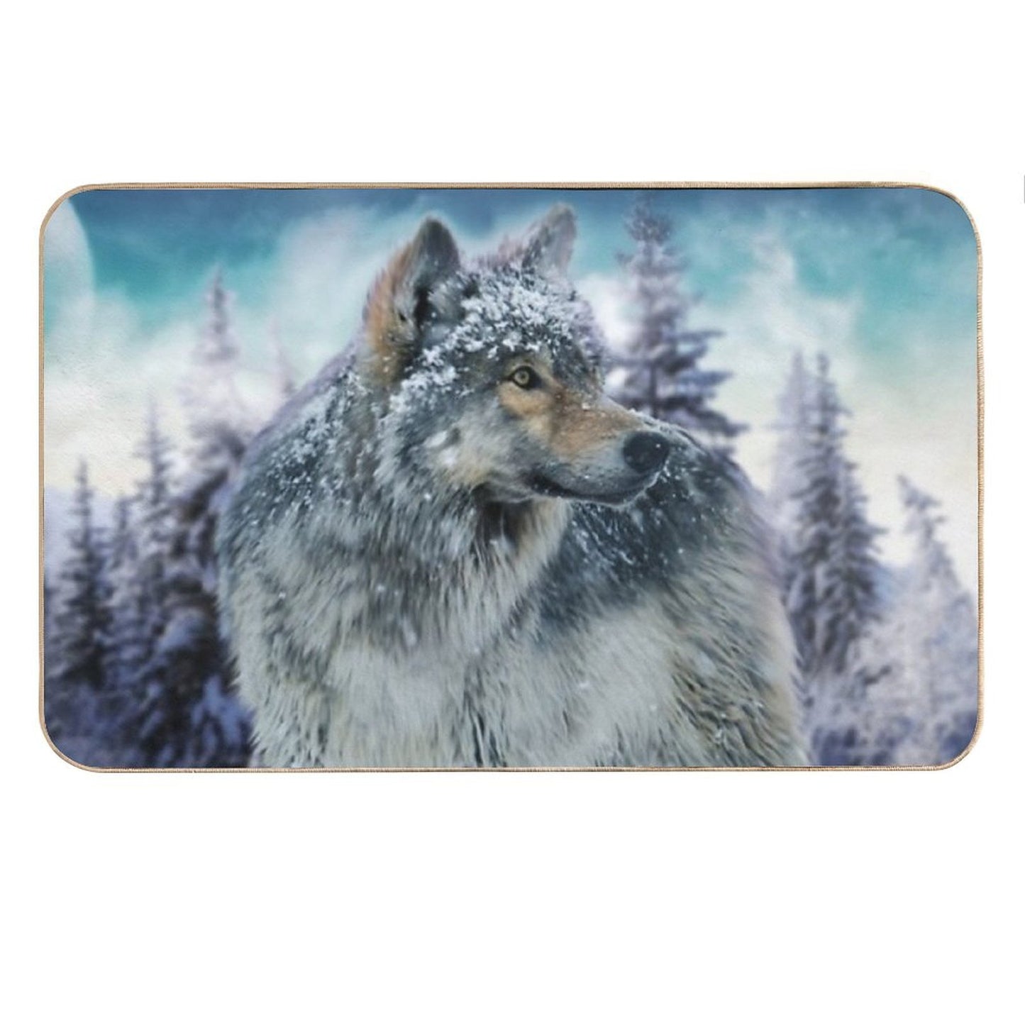 Wolf Bath Mat