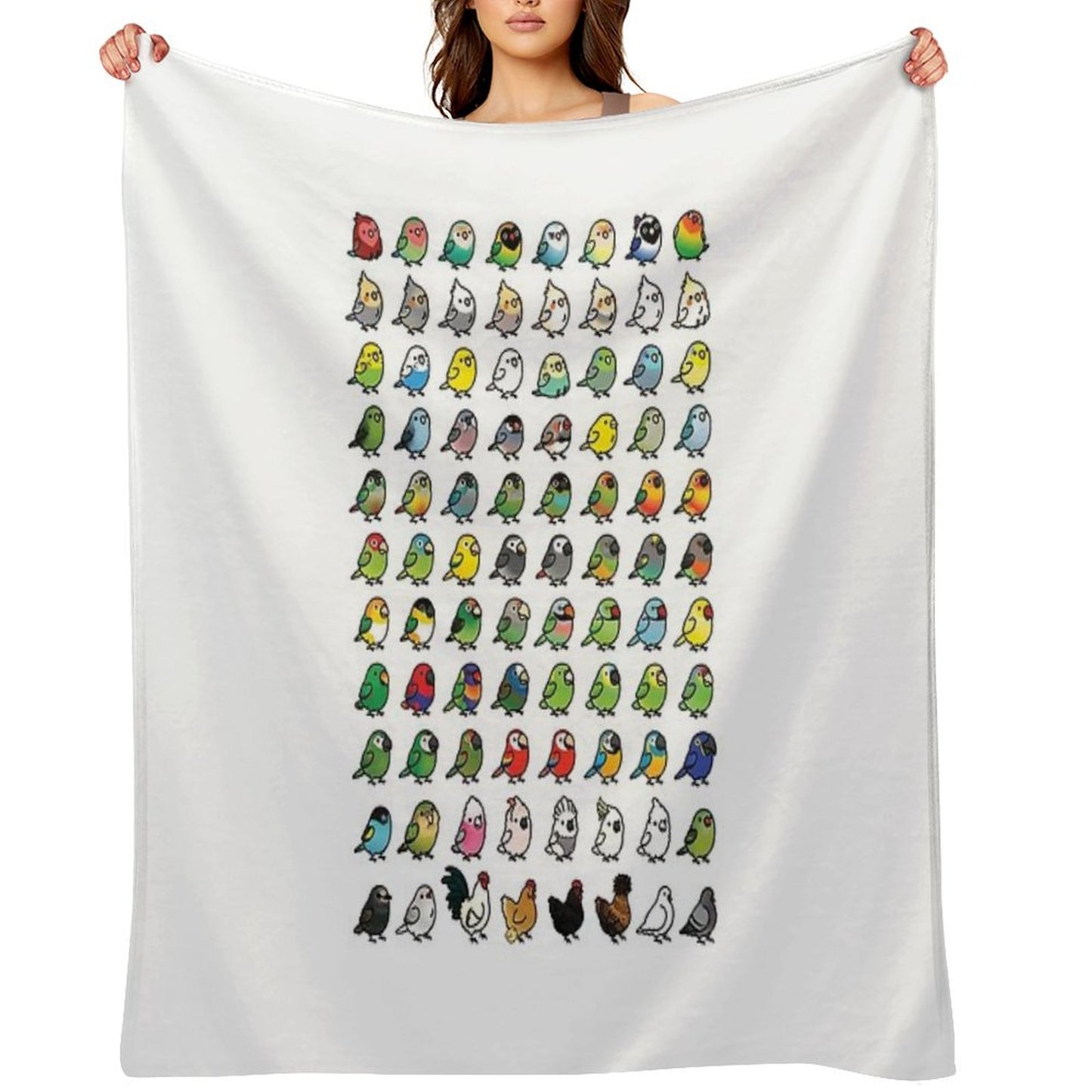 Everybirdy Collection Throw Blanket