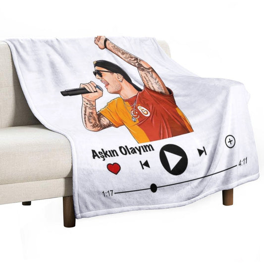 Mauro Icardi Aşkın Olayım Music Player Throw Blanket