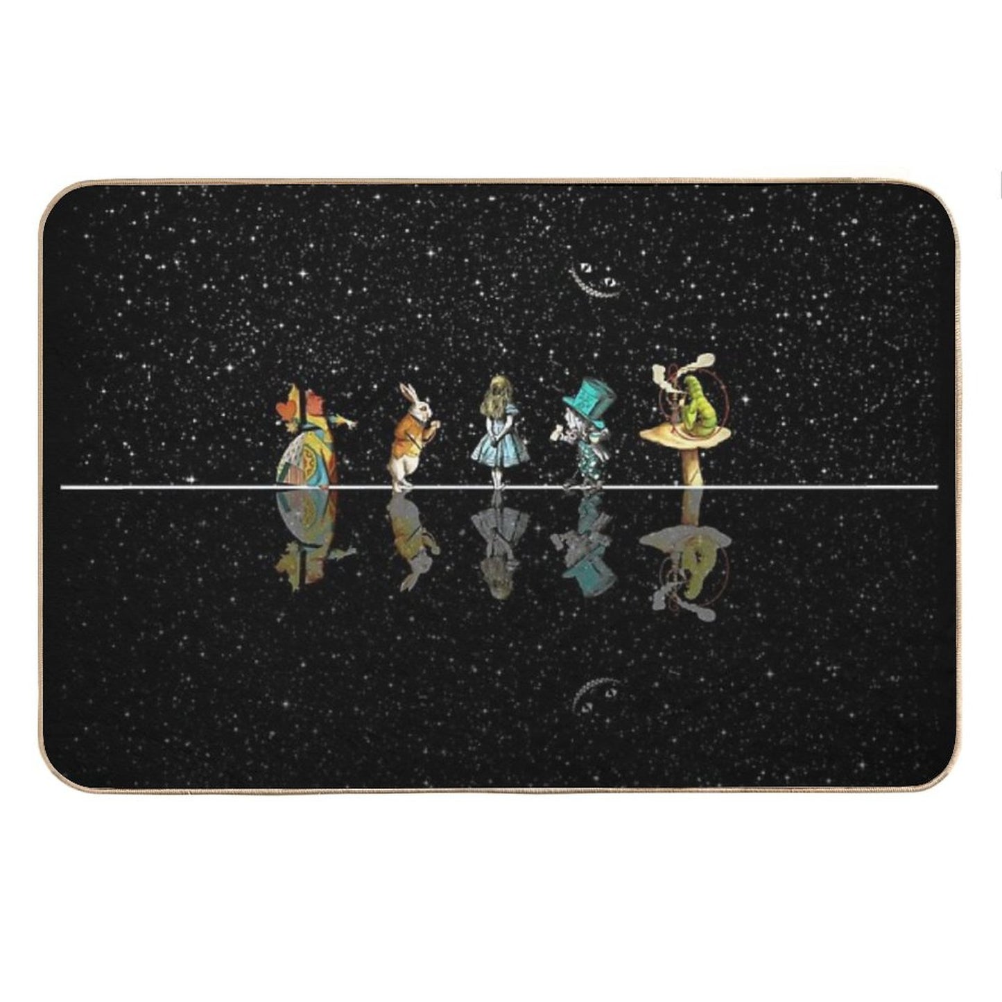 Wonderland Starry Night - Alice In Wonderland Bath Mat