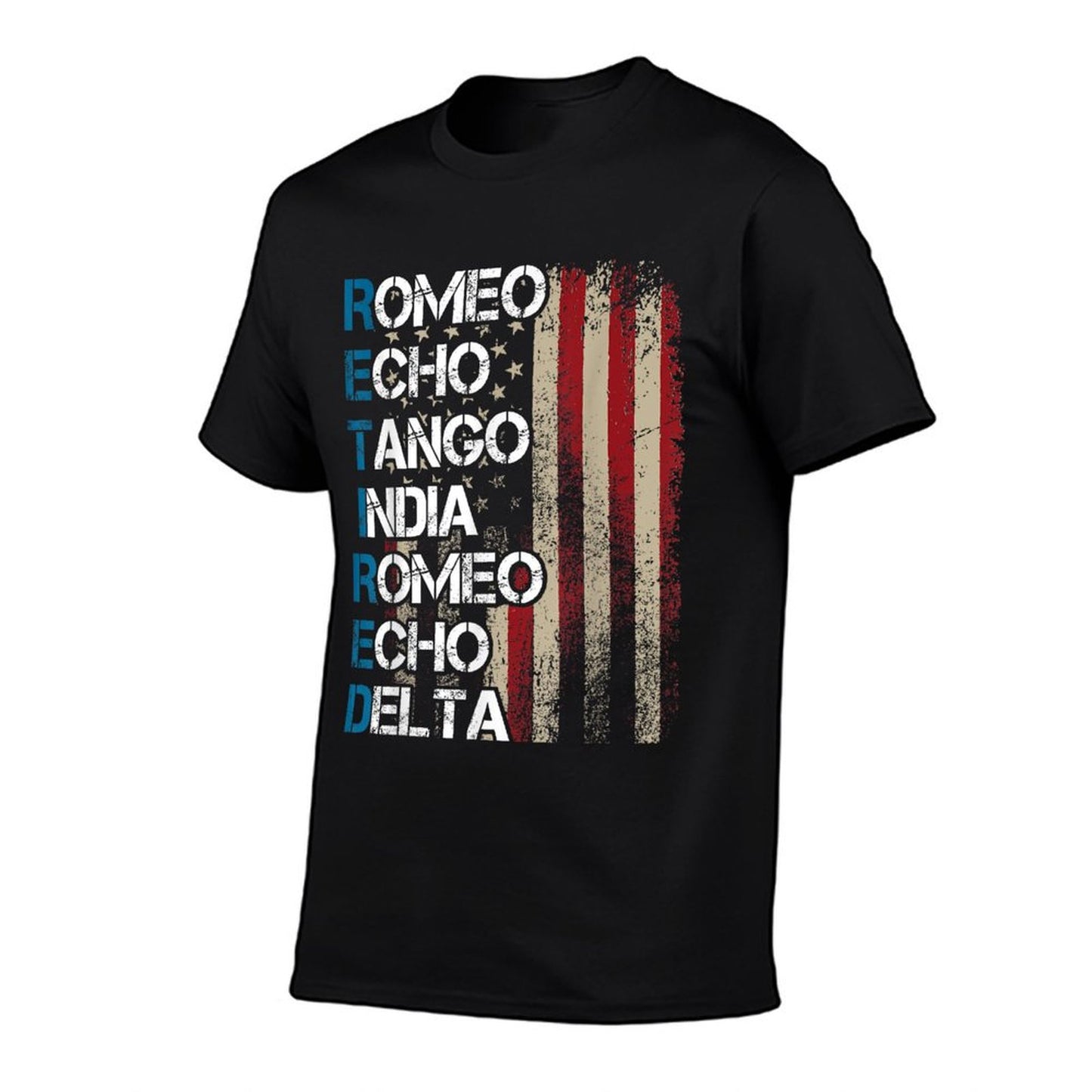 Phonetic Alphabet Retired Veteran Retirement Army Military T-Shirt