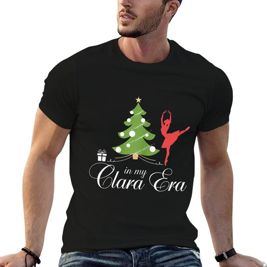In My Clara Era Nutcracker Holiday Christmas Xmas Pajama Trendy Pattern T-Shirt