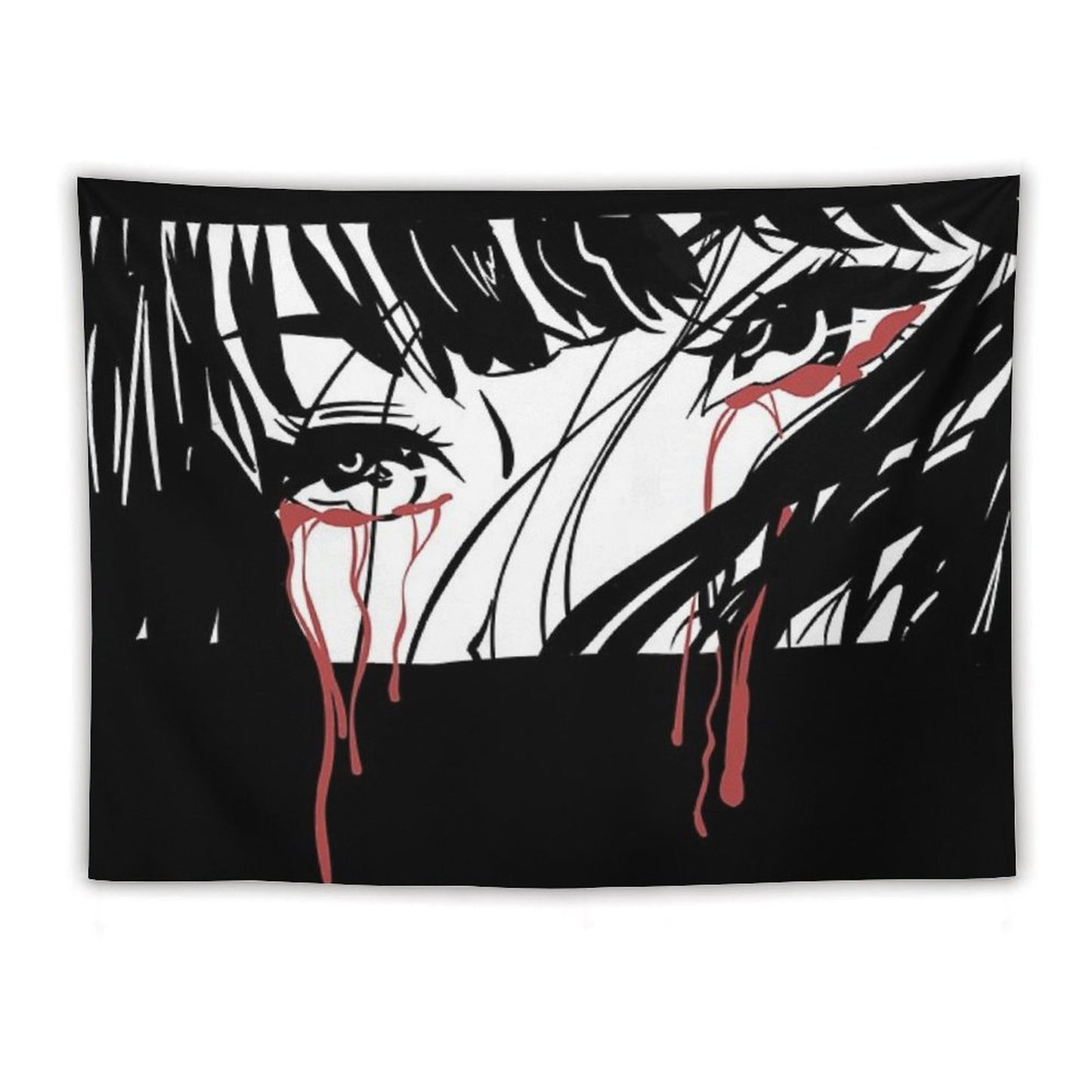 Crying Girl Tapestry