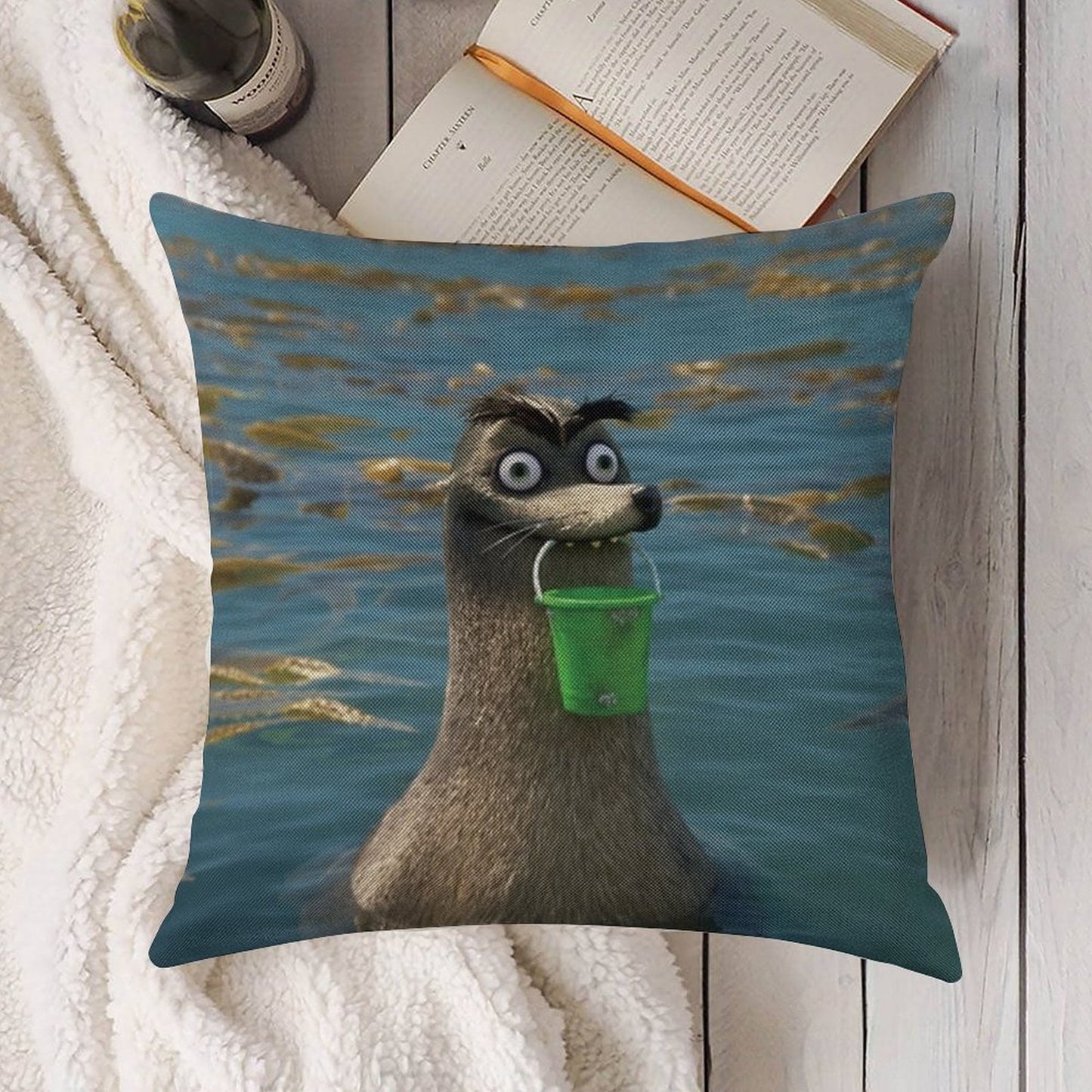 Gerald Linen Throw Pillow Cover