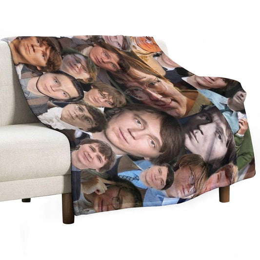 Paul Dano - I Love Paul Dano Photo Collage Throw Blanket