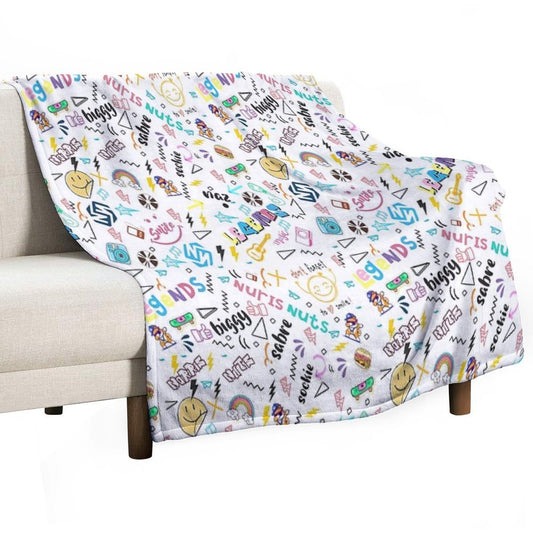 Norris Nuts Seamless Pattern, Norris Nuts Pattern Throw Blanket