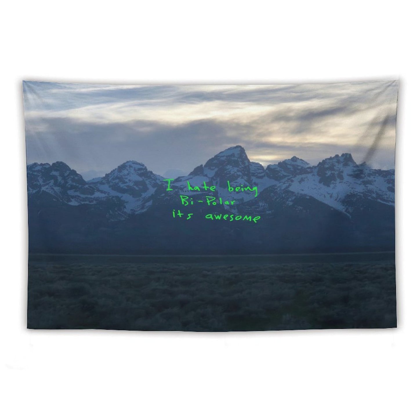 Knaye Rapper - Ye I Hate Being Bi-Polar Its Awesome Tapestry