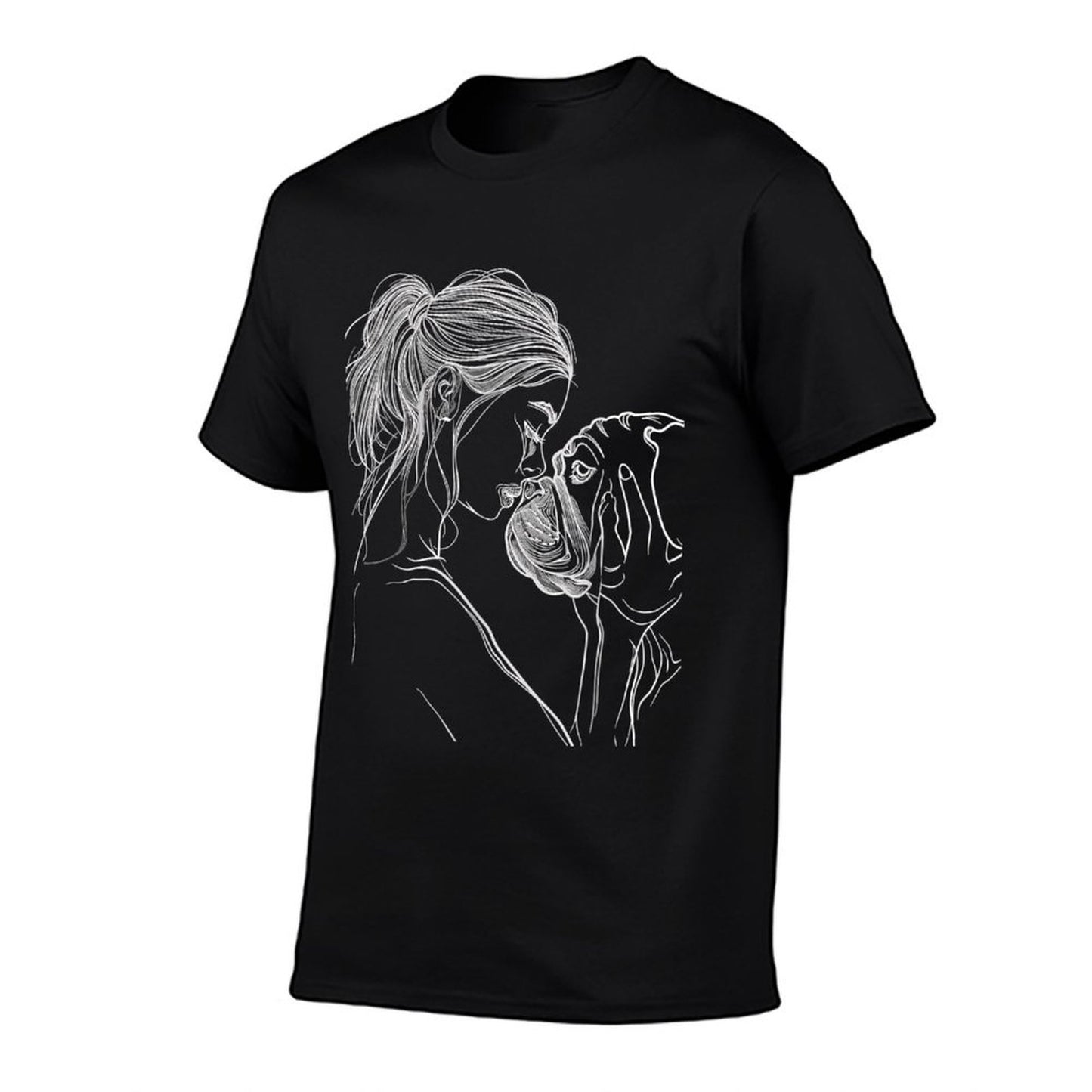 English Bulldog Mom Dog Art Mother's Day T-Shirt