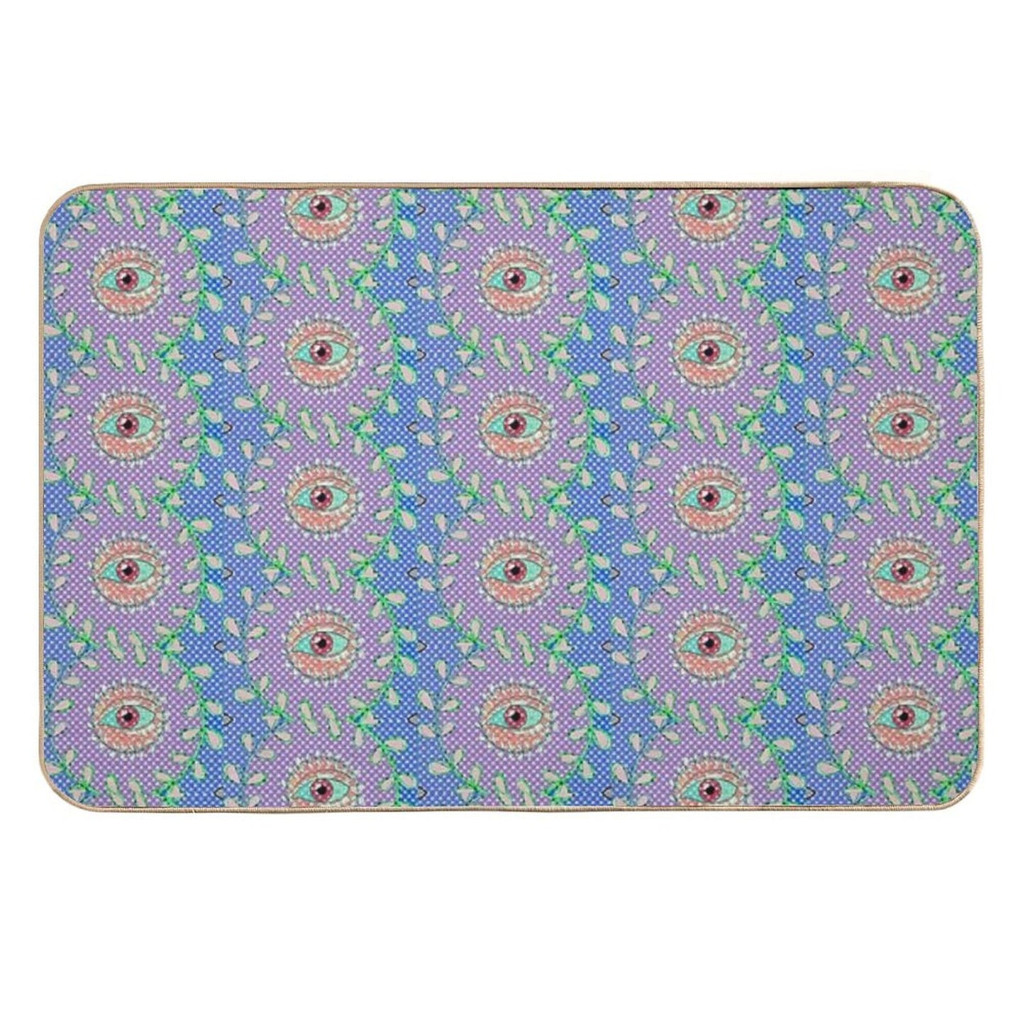 The Garden Sees All Easy Maintenance Bath Mat