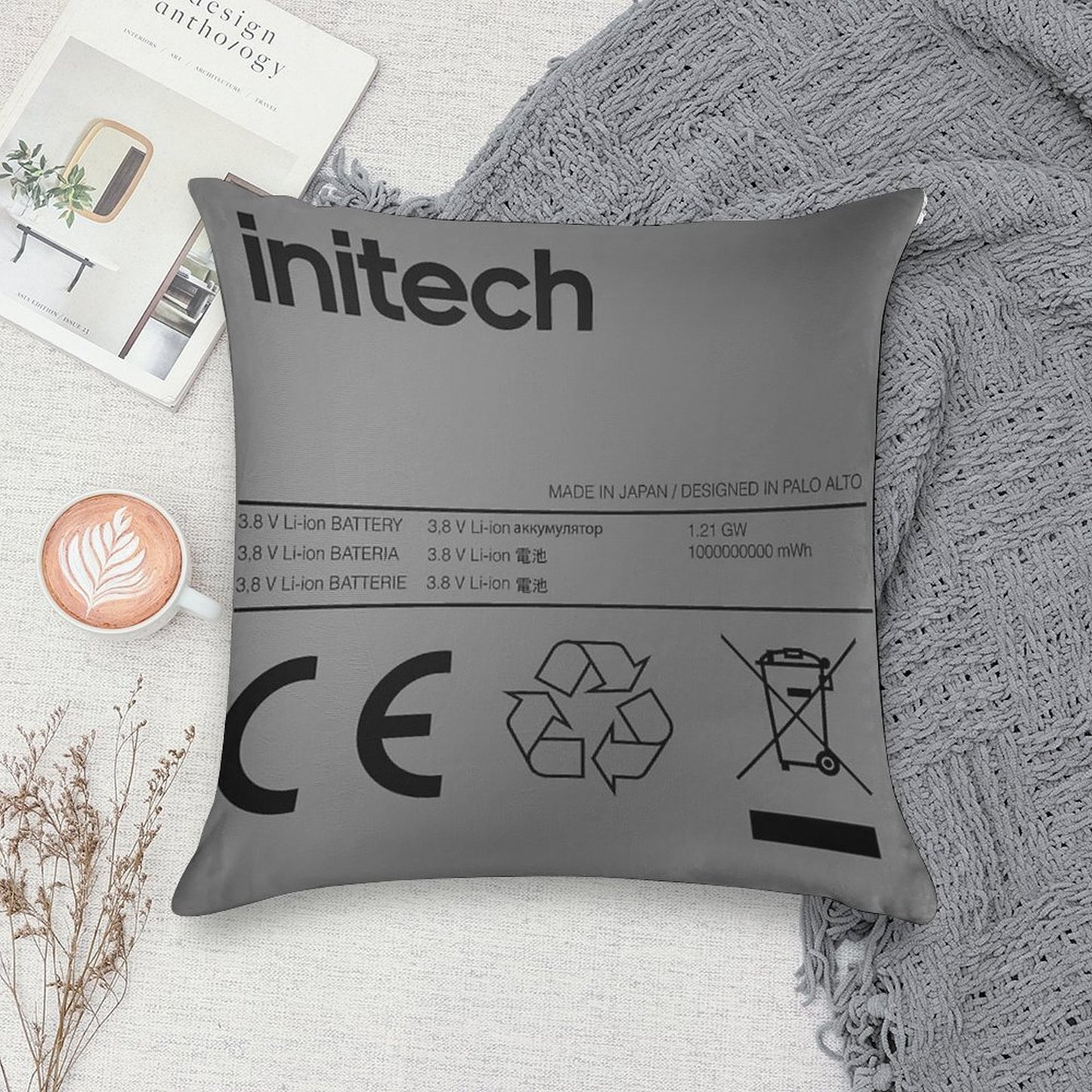 Swollen Battery Soft Bedroom Essential Throw Pillow