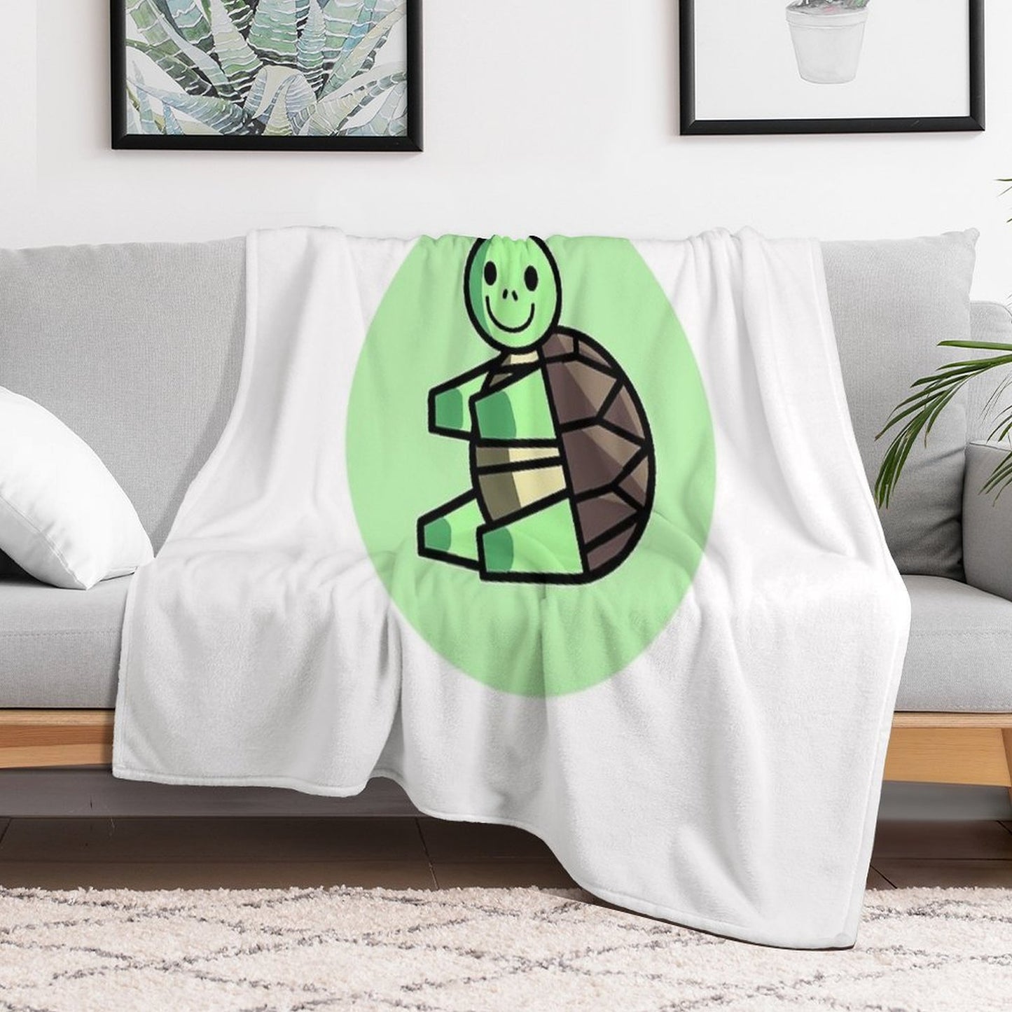 The Default Turtle Throw Blanket