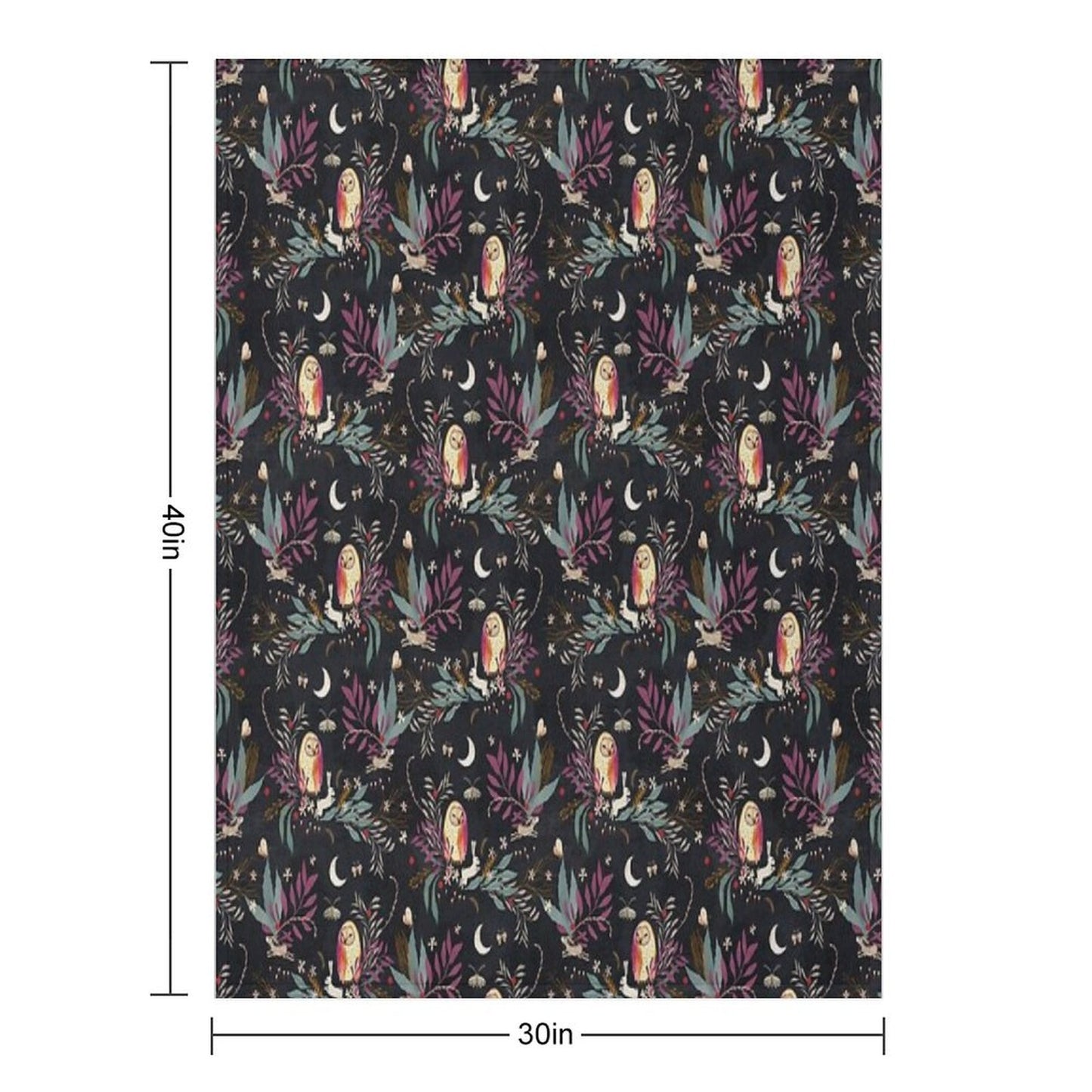 In The Night Garden Throw Blanket
