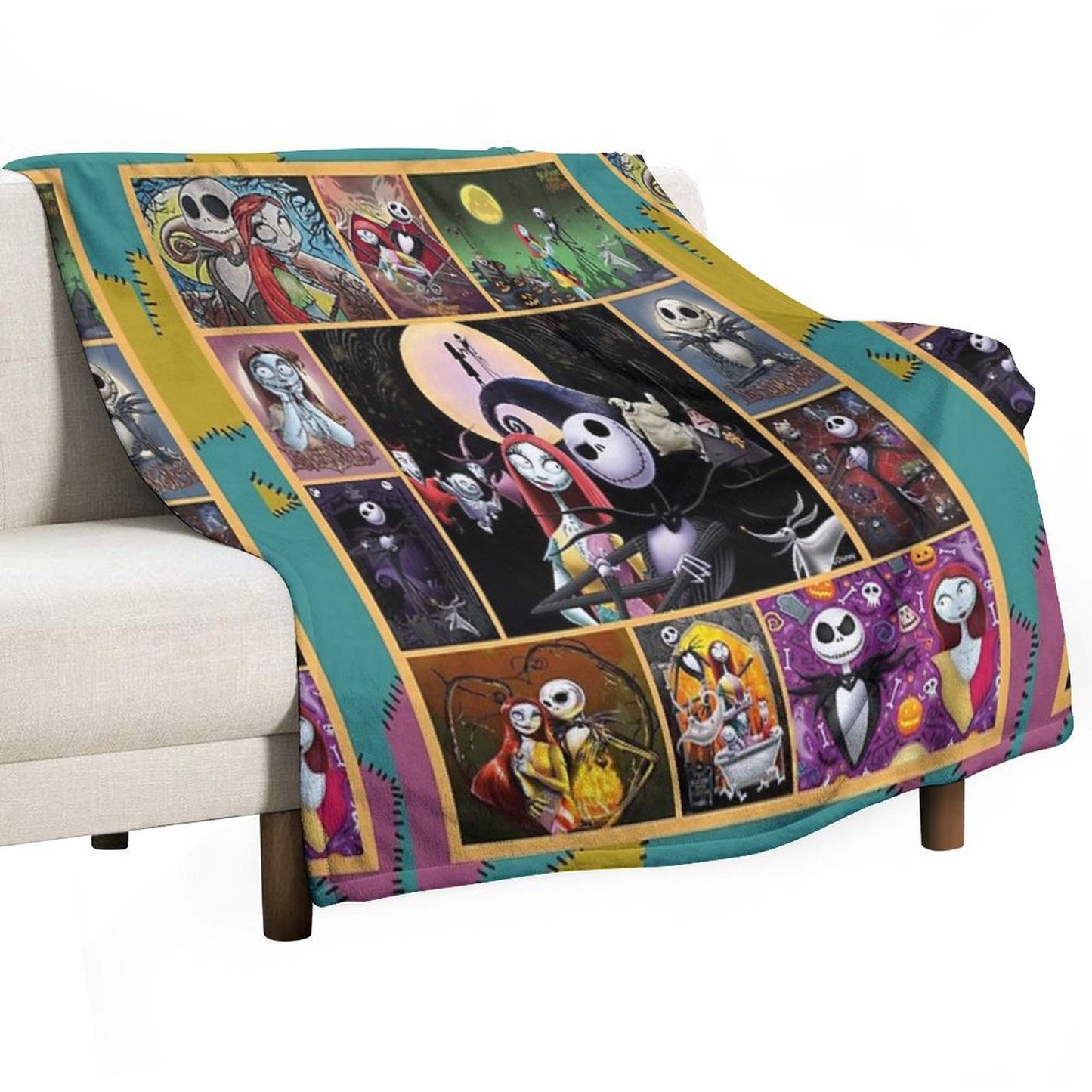 Nightmare Before Christmas Throw Blanket