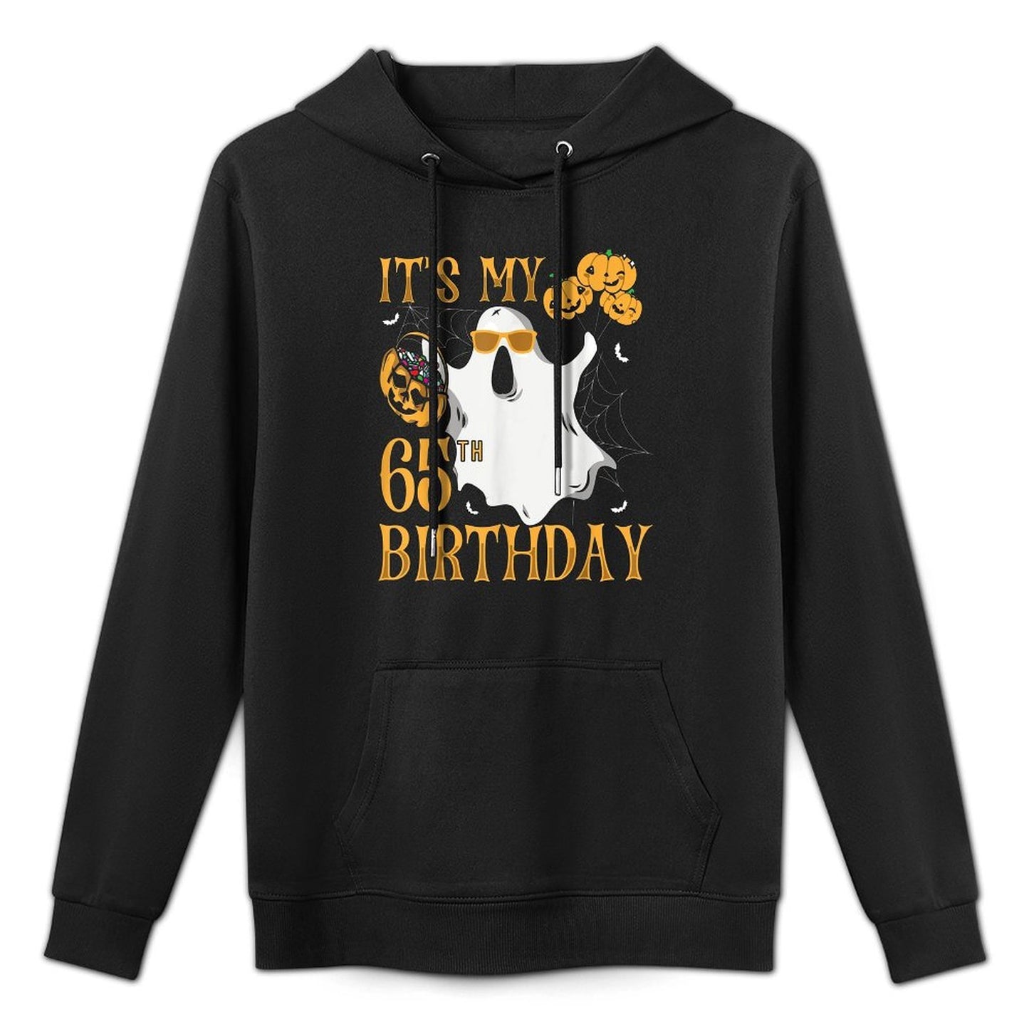Happy Halloween Its My 65th Birthday Funny 65 Years Old Adjustable Hood Hoodie