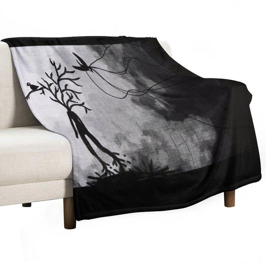 RISE AND FALL Throw Blanket